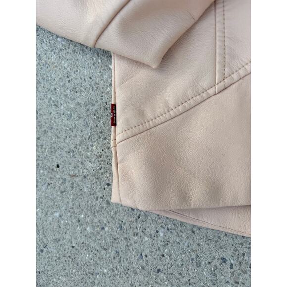 NWOT - Levis Jacket, faux leather, Moto Jacket, size XS, motorcycle, biker - Picture 10 of 11